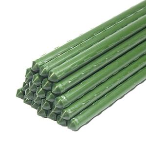 YIDIE Sturdy Metal Garden Stakes 6 Ft Plastic Coated Steel Plant Sticks Tomato Stakes,Pack of 50
