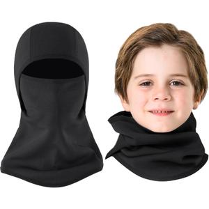 Aegend Balaclava Face Mask for Kids Age 5-12, Windproof Ski Face Neck Warmer for Cold Weather Winter Outdoor Sports