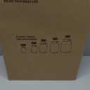 EYWING 30Pack 8oz Candle Jars with Lids, Clear Glass Jars with Black Metal Lids, Empty Jar for Candle Making, Powders, Cream, Clear 