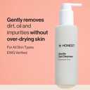 Honest Beauty Gentle Gel Daily Face Cleanser, Calms, Refreshes, Hydrates, Vegan Safe for Sensitive Skin, 5 fl oz