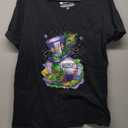 Mardi Gras And Bingo Perfect Mix Costume Festival T-Shirt (Small, Black)