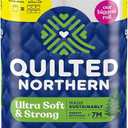 Quilted Northern Ultra Soft & Strong Toilet Paper, 8 Super Mega Rolls = 48 Regular Rolls, 5X Stronger*, Premium Soft Toilet Tissue