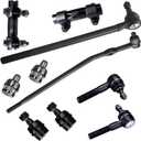 10PC Front Upper Lower Ball Joint + Front Inner to Connecting Tie Rod + Outer Tie Rod + Tie Rod Sleeves Kit for Ford Ranger 92-97 RWD, Suspension Kits Fit for Mazda B2300/B3000/B4000 94-97 RWD