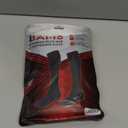 BAMS Plus Size Open Toe Compression Socks Wide Calf  Viscose from Bamboo Graduated Toeless Knee-High Support (Black, 4XL)