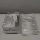 Delamu 2-Tier Under Sink Organizers and Storage, Multi-Purpose Stackable Bathroom Cabinet organizers, Pull Out Kitchen Pantry Organization and Storage with Dividers(2 Pack, Clear)