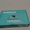 Professional Audio Mixer, SINWE Live Sound Card and Audio Interface with DJ Mixer Effects and Voice Changer,Podcast Production Studio Equipment, Prefect for Streaming/Podcasting/Gaming