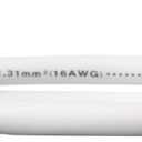 Amazon Basics Extension Cord, 3 Ft, 3 Prong Outlet Extender, Indoor Extension Cord, 13 Amps, 125V, White