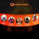 Heat Logic Women Winter Beanie Hat, Warm Stretchy Skull Cap, Soft Cozy Cap, Knit Beanie in Multiple Colors (Black)