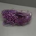 75 Pcs Christmas Glitter Branches 3 Styles Artificial Christmas Picks Berries Stems Pine Needles Floral Twig Spray for Xmas Tree Ornaments DIY Wreath Garland(Light Purple)