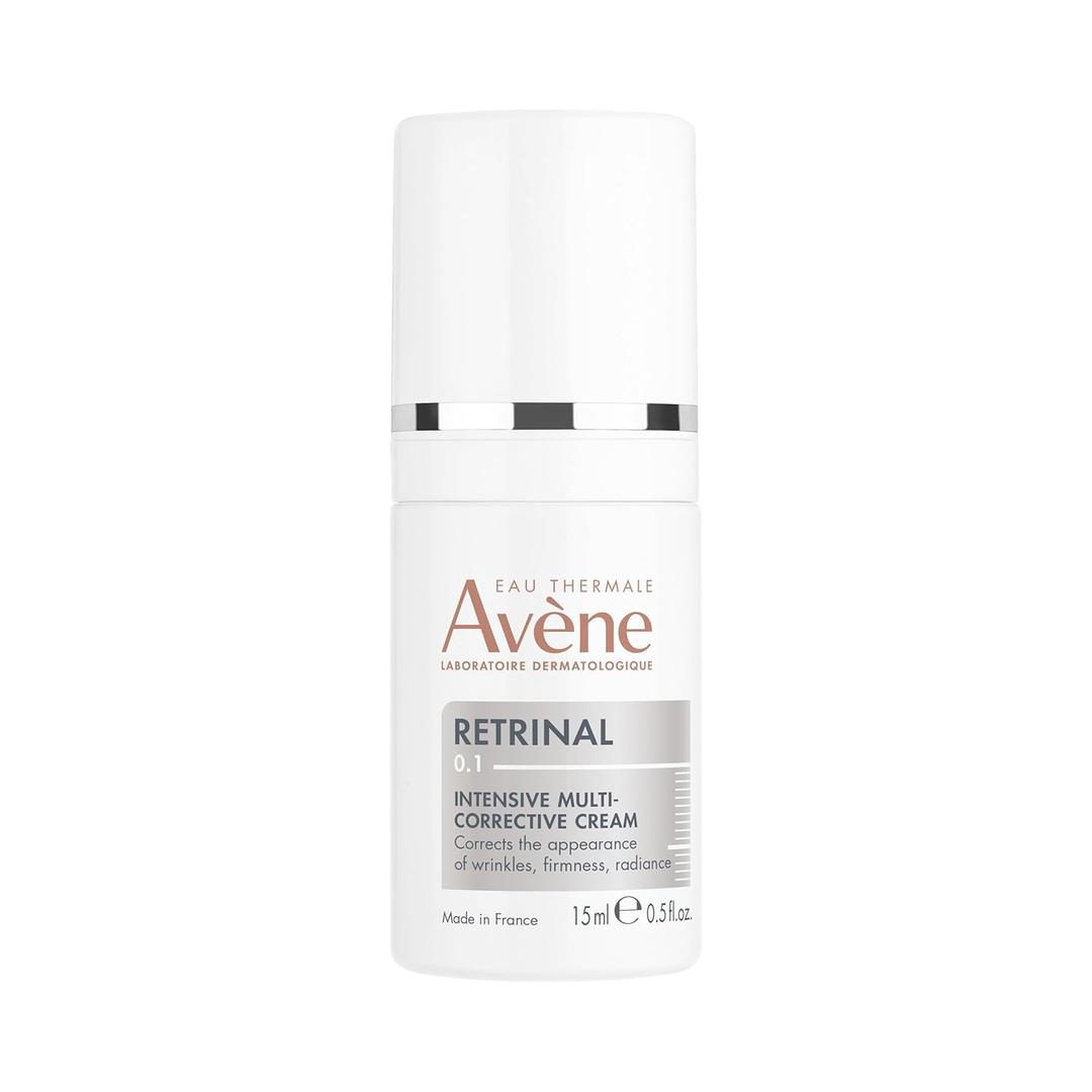 Avène Retrinal Intensive Multi-Corrective Cream, Retinal Face Cream Formulated with Retinaldehyde, Niacinamide & Hyaluronic Acid, Anti-aging Cream Visibly Reduces Wrinkles & Fine Lines, 15ml