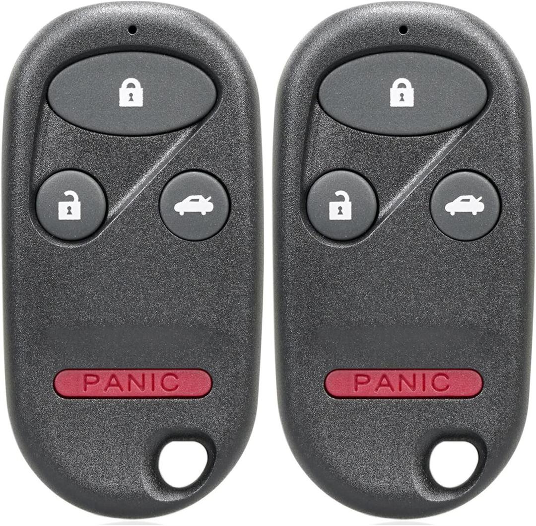 SCITOO Key Fob Keyless Entry 2008 2009 2010 2011 2012 for Honda for Accord 2.4L, 2008 2009 2010 2011 2012 for Honda for Accord 3.5L A269ZUA101 (2 PCS) 4 buttons 313.8Mhz