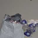 Jexine 50 Pcs Turkish Blue Evil Eye Beads Charms Evil Eye Pendants Crafting Glass Beads Wall Car Mirror Hanging Decor with Ropes for Home Decorative Ornaments Keychain Jewelry (1.2'')