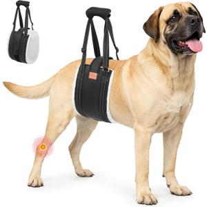 LOOBANI Dog Lift Harness for Back Legs, Portable Dog Sling for Large Dogs Hind Leg Support, Comfortable Supports Helps Canie Hip Arthritis K9 Cruciate Ligament Rehabilitation