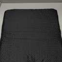 Gel Seat Cushion, Cooling Thick Big Breathable Honeycomb Design Absorbs Pressure Points Seat Cushion with Non-Slip Cover for Office Chair Home Cars Wheelchair (Black)