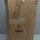 Memory Foam Mattress Topper, 54x75 Full, Gray
