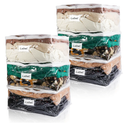 Clear Zippered Storage Bags Plastic Sweater Storage Bags with Zipper 6 Packs Clothing Organizer for Blankets Linen Sweater Bed Sheet Quilt Clothes Pillow (18 x 15 x 9 Inch)