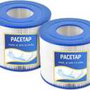 PACETAP Spa Filter Replacement for Pleatco PBF40M, 2 Pack Spa Hot Tub Filter Replacement Compatible with Pleatco PBF40M, Bullfrog Spas, Wellspring 30 Coreless 10-00282