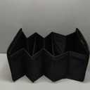 K KNODEL Car Trunk Organizer, Foldable Organizer for Car, Automotive Consoles & Organizers, 3 Compartments Storage with Reinforced Handles (Large, Black)