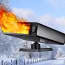 New Upgrade Portable Car Heater, 60s Fast Demisting Defroster, 12V 150W Auto Heater and Cooler with Air Purify Function, Car Fan Windshield Defroster for Vehicle, RV, SUV(CH-204)