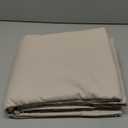 TEXAS LINEN CO. 100% Organic Cotton Percale Flat Sheet King Size - 1 PC Flat Sheet, Taupe - Crisp, Cool and Strong Bed Linen, Top Sheets for Hot Sleepers, Luxury Breathable GOTS Certified Sheets