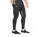ZENWILL Mens Tapered Workout Running Pants,Gym Jogger Training Sweatpants Slim Fit with Zip Pockets M