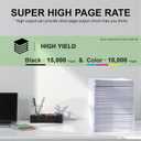 4 Pack MP C2503 Toner Cartridge:MP C2504ex Compatible for Ricoh