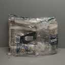 Area Rugs for Living Room 10x14 - Extra Large Machine Washable Vintage Oriental Soft Rug, Low Pile Thin Carpet with Non Slip Backing for Bedroom, Dorm, Dining Room, Indoor House, Office (Blue/Gray)