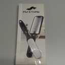 Fu Store 2 Pack Foot Files Callus Remover Stainless Steel Foot Rasp and Dual Sided Feet File Professional Scrubber Pedicure Tools Premium for Feet Care Remove Hard Skin (Black)