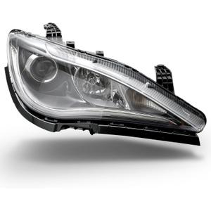 Headlights Assembly Compatible with Chrysler Pacifica 2017-2020,Headlamp Chrome Trim Passenger Side Replacement CH2519153 68228946AI (Right Halogen)