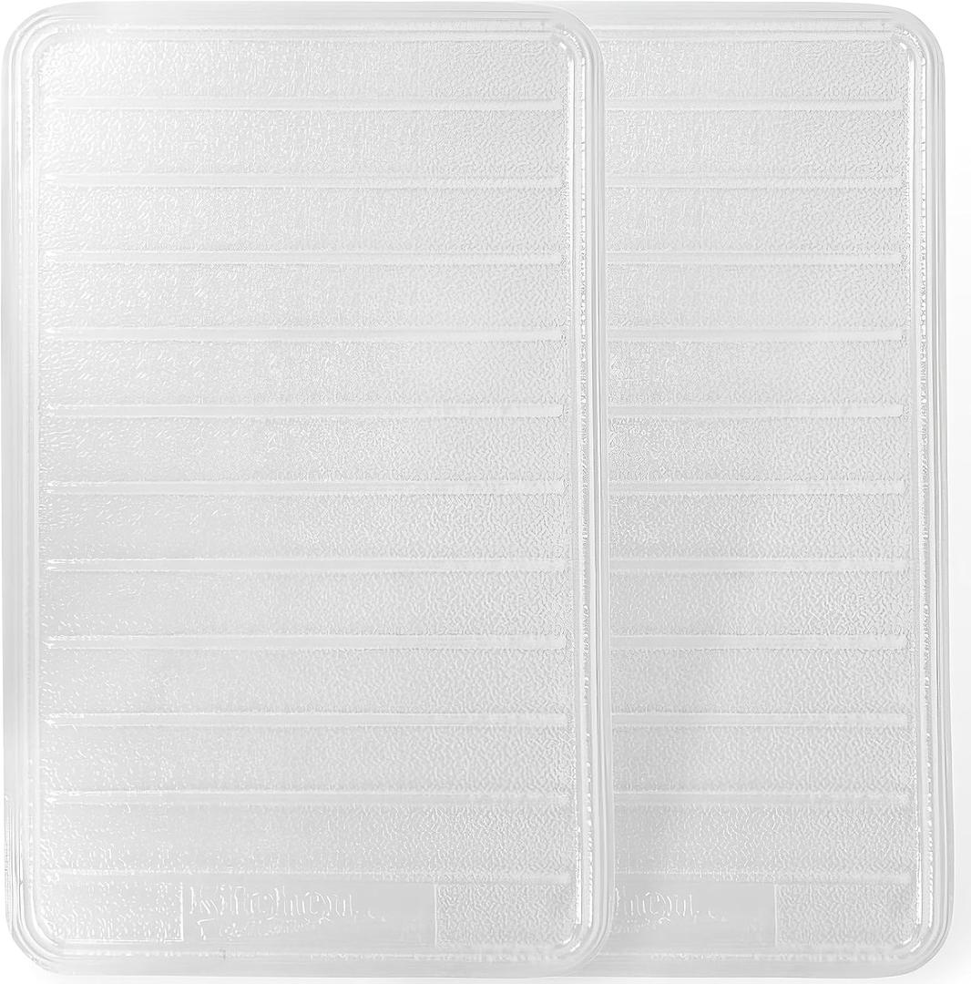 Blue Sky Extra-Durable Disposable Refrigerator Shelf Liners (Pack of 2) - 22"x13.75" | Premium Plastic Kitchen Organizers - Perfect for Busy Families & Easy Cleanup