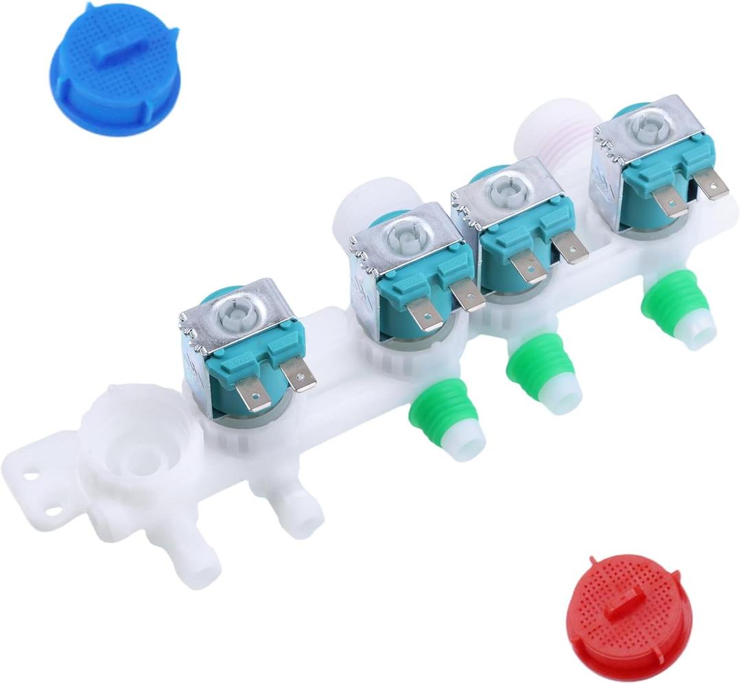 WA50R5200AW/US WA45H7000AW/A2 WA45M7050AW/A4 WA45H7000AW/AA WA422PRHDWR/AA WA45H7000AP/A2 WA50R5400AW/US WA45T3400AP WA50R5400AV/US WA400PJHDWR/AA Top Load Washer Water Inlet Valve for Samsung