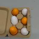 HANSGO 6PCS Play Food Sets for Kids Kitchen,Play Kitchen Accessories Wooden Egg Toy Food Grocery Store Pretend for Toddler Cooking DIY, Medium