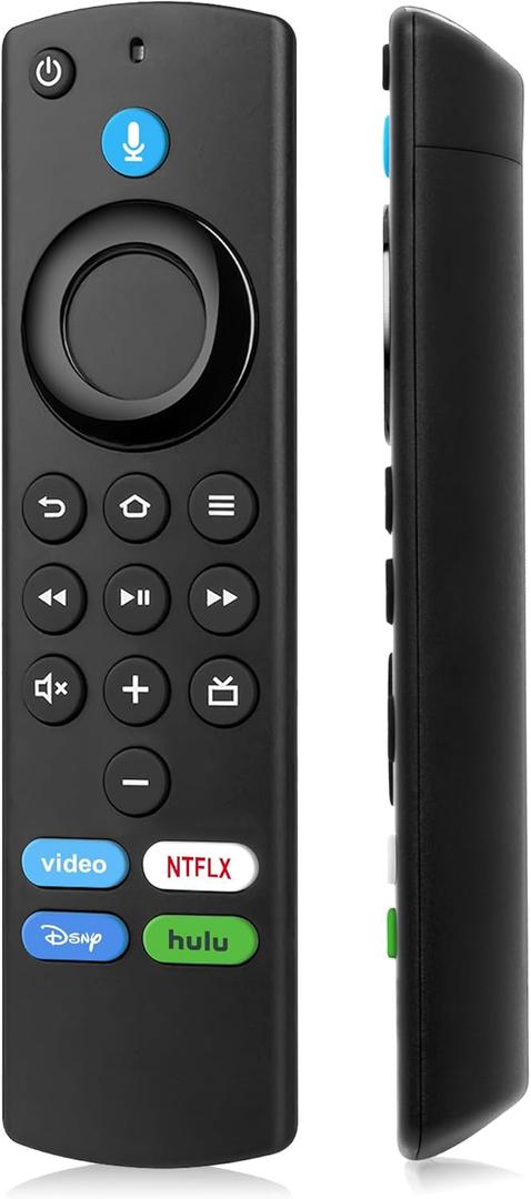 Replacement Voice Remote for Fire Smart TV 3rd Gen, FireStick 4K (1st/2nd Gen/Max/Plus/Select), Stick (2nd/3rd Gen/Lite/HD), All FireSeries TV Cube (1st/2nd/3rd Gen), Insignia/TCL/Pioneer Smart TVs