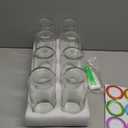 24 oz Wide Mouth Mason Jars 8 Pack, Glass Tall Mason Jars with Airtight Lids and Bands for Canning, Preserving, Fermenting, Pickling, DIY Projects