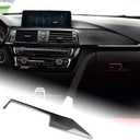AIRSPEED Carbon Fiber Car Dashboard Panel Decorative Sticker for BMW F30 F31 F32 F33 F34 F36 Accessories (Dashboard Cover Black)