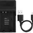 Norifon BLN-1 USB Charger for Olympus E-M5, E-P5, OM-D E-M1, OM-D E-M5, Pen E-P5 Camera and More