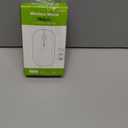 Wireless Mouse Chargeable Portable Silent USB-A and Type-C Dual Mode 3 Adjustable DPI for Laptop, PC (Q23S Black) (White)