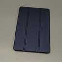 New Amazon Fire HD 10 Tablet Case(Only Fit 13th Gen, 2023 Release), Sanyetral Premium PU Leather Trifold Stand PC Clear Back Cover Case with Auto Wake/Sleep, Not for Nokia iPad Samsung -Navy Blue