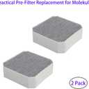 3 Pack Replacement Filters Set for Molekule Air Purifier, Include 1 Pack PECO-Filter and 2 Pack Pre-Filter