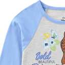 Disney Princess Belle Girls Long Sleeve Shirt and Pants 2 Pc Set for Kids