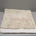 OLANLY Bathroom Rugs 44x24, Extra Soft Absorbent Chenille Bath Rugs, Rubber Backing Quick Dry, Machine Washable Bath Mats for Bathroom Floor, Tub and Shower, Home Decor Accessories, Ivory