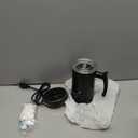 Milk Frother, 4-in-1 Electric Milk Steamer, 350ml/11.8oz Automatic Frother Machine for Coffee, Warm and Cold Foam, Temperature Control for Latte, Cappuccino, Hot Chocolate (Black)