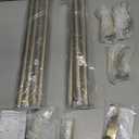 2 Pack Wrap Around Curtain Rod for Windows 28-56", Internal Splicing 1 Inch Diameter Disc, Adjustable Room Darkening Curtain Rod with Aluminum Finials and Brackets, Antique Bronze