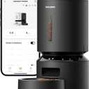 PETLIBRO Automatic Cat Feeder, 5G WiFi Automatic Dog Food Dispenser with Freshness Preservation, 5L Timed Pet Feeder with Low Food Sensor, Up to 10 Meals Per Day, Granary Black