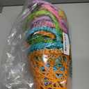 6 Pieces Easter Egg Baskets - Handmade 6 Colors Bunny Ears Easter Baskets for Easters Theme Garden Party Favors, Easter Eggs Hunt, Easters Goodies Goody, Basket Fillers
