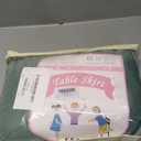 2 Packs Sage Green Tableclothes for 6 Foot Rectangle Tables, Wrinkle Free Fitted Table Cloth 6ft Stretch Table Cover with Skirt for Parties Weddings Birthday Banquet Baby Shower