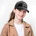 Fish On, Funny Vintage Cotton Washed Baseball Cap, Gift for Fishing Enthusiasts, Handsome Dad Fisherman Hat, One Size Black