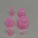 MAFLY Cupping Therapy Sets 7Pcs Silicone Anti Cellulite Cup Vacuum Suction Massage Cups Facial Cupping Sets Body and Face Massager for Adults Home Use (Pink)