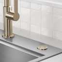KRAUS Flat-Top Garbage Disposal Air Switch Button in Spot-Free Antique Champagne Bronze, KWDB-20SFACB