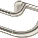 Umbra Twilight Double Curtain Rod Set  Wrap Around Design Ideal for Blackout or Room Darkening Panels, 66 to 144 Inches, Nickel